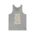 Kenya local slang men's tank top — typographic sayings design | Nameshi Destinations (view 1)