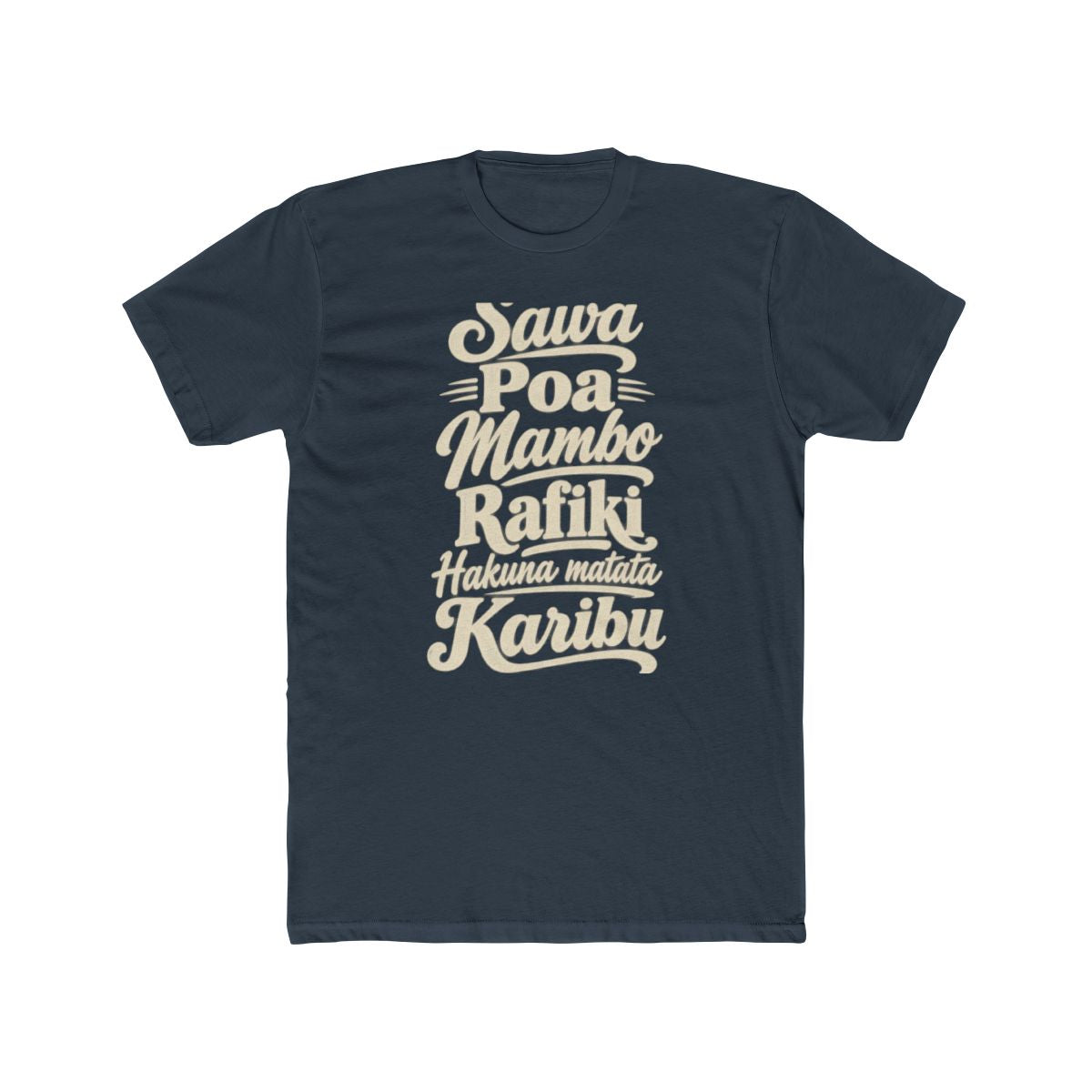 Kenya local slang men's tee — typographic sayings design | Nameshi Destinations (view 8)