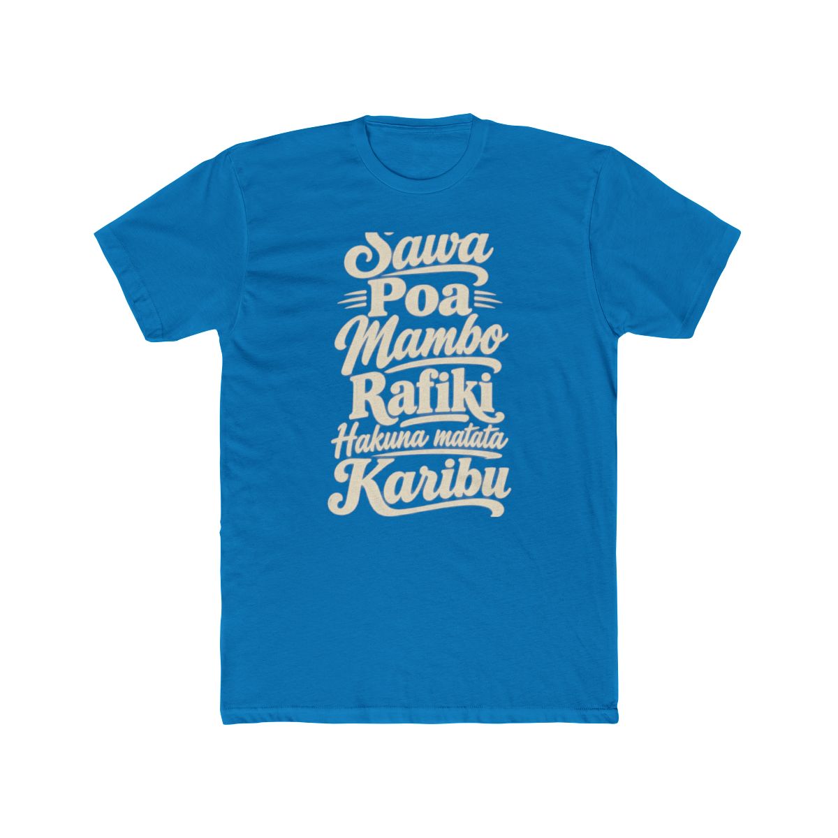 Kenya local slang men's tee — typographic sayings design | Nameshi Destinations (view 9)