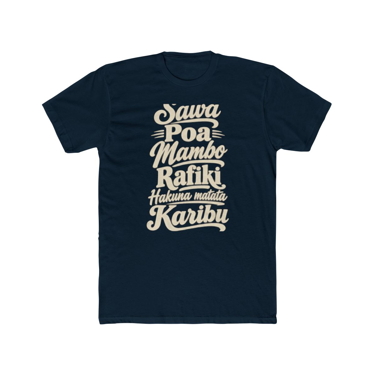 Kenya local slang men's tee — typographic sayings design | Nameshi Destinations (view 12)