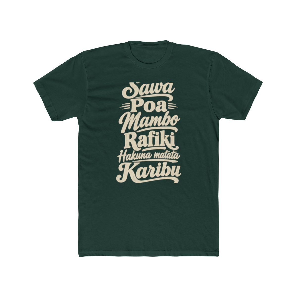 Kenya local slang men's tee — typographic sayings design | Nameshi Destinations (view 7)