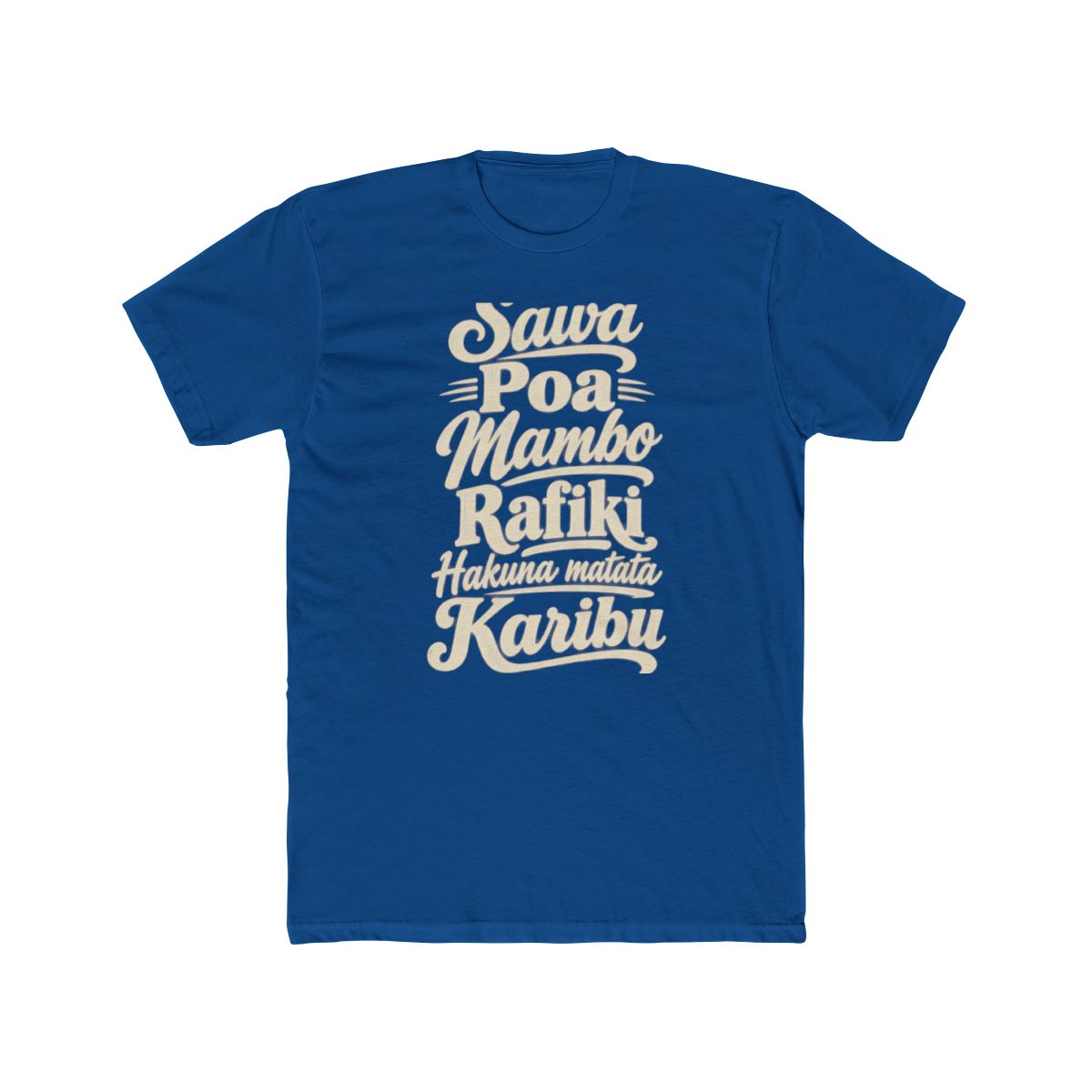 Kenya local slang men's tee — typographic sayings design | Nameshi Destinations (view 10)