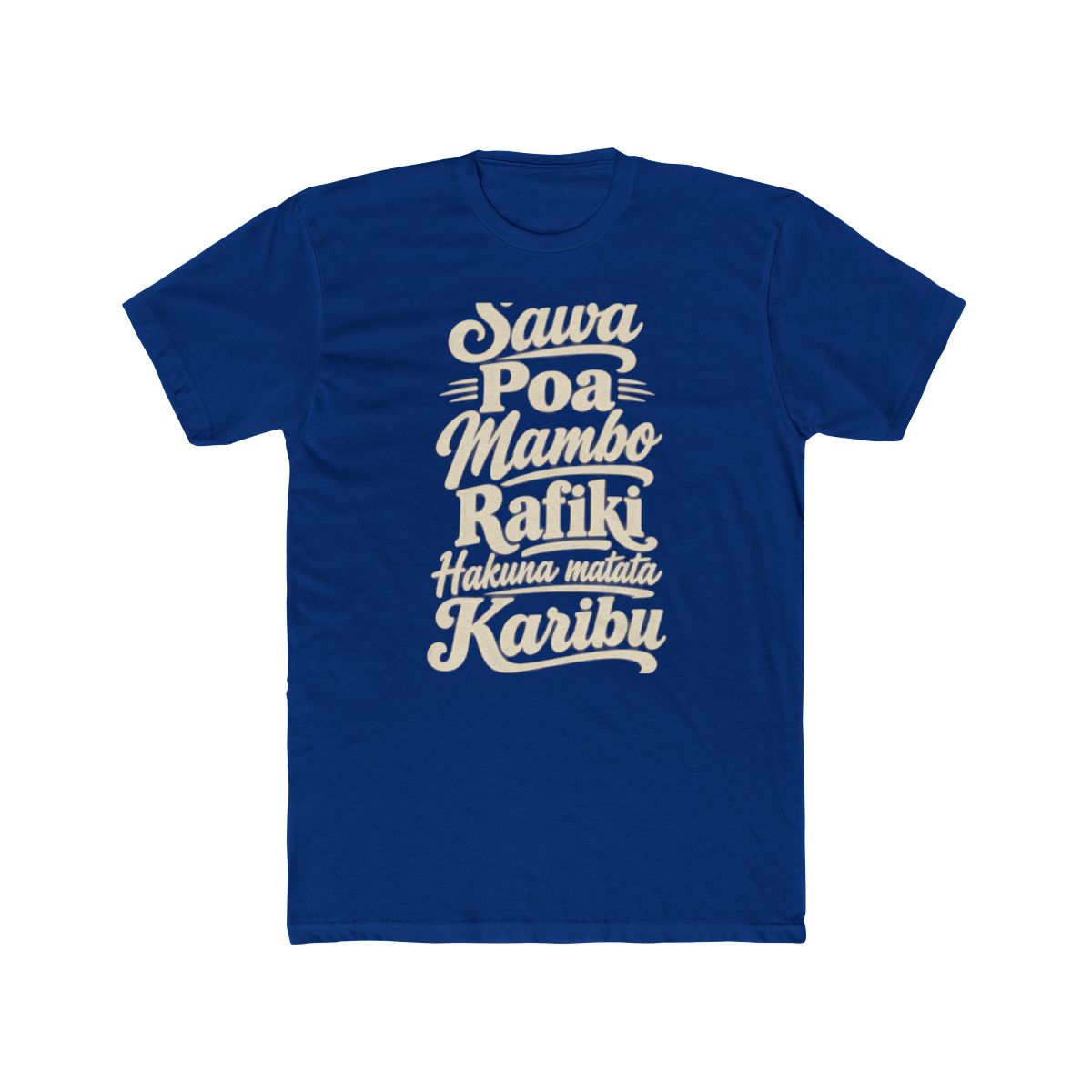 Kenya local slang men's tee — typographic sayings design | Nameshi Destinations (view 11)