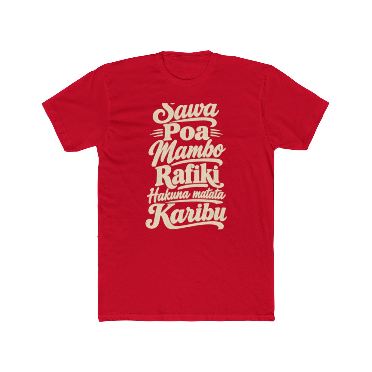 Kenya local slang men's tee — typographic sayings design | Nameshi Destinations (view 15)