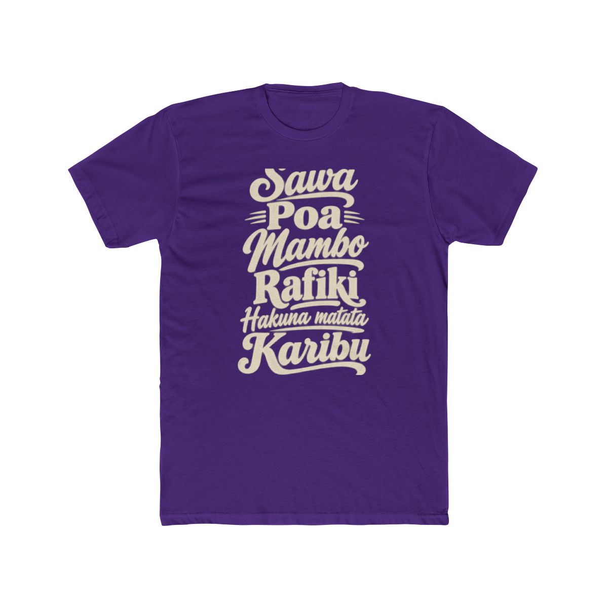 Kenya local slang men's tee — typographic sayings design | Nameshi Destinations (view 13)