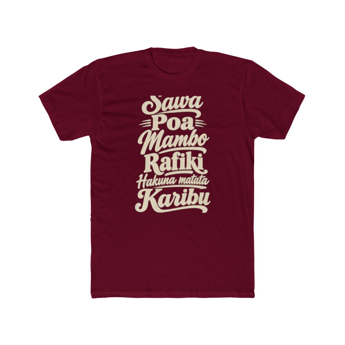 Kenya local slang men's tee — typographic sayings design | Nameshi Destinations (view 14)