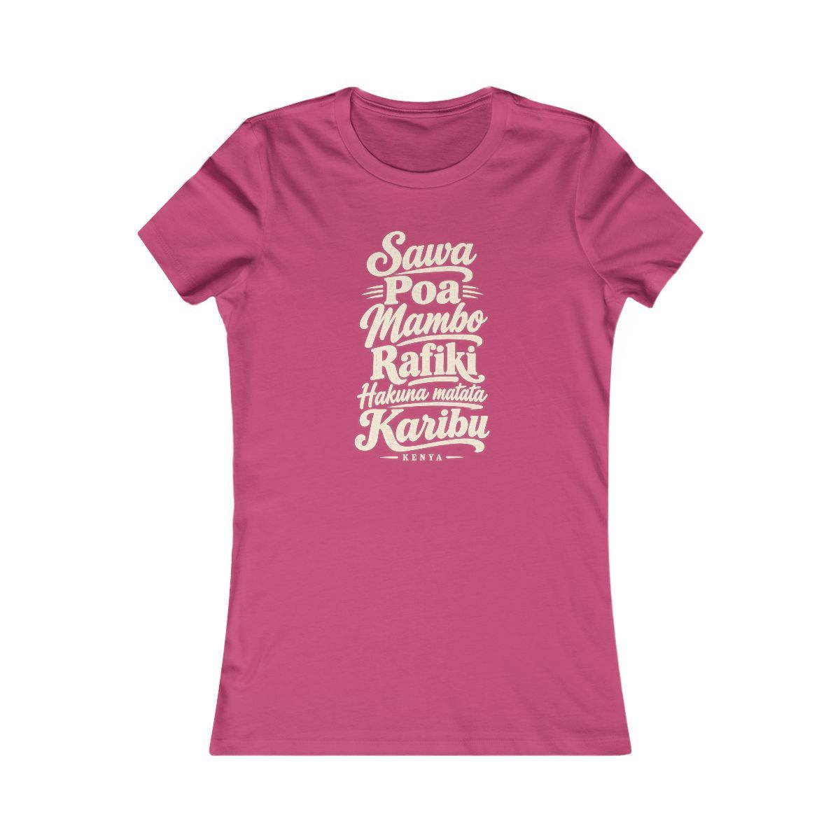 Kenya local slang women's tee — typographic sayings design | Nameshi Destinations (view 15)