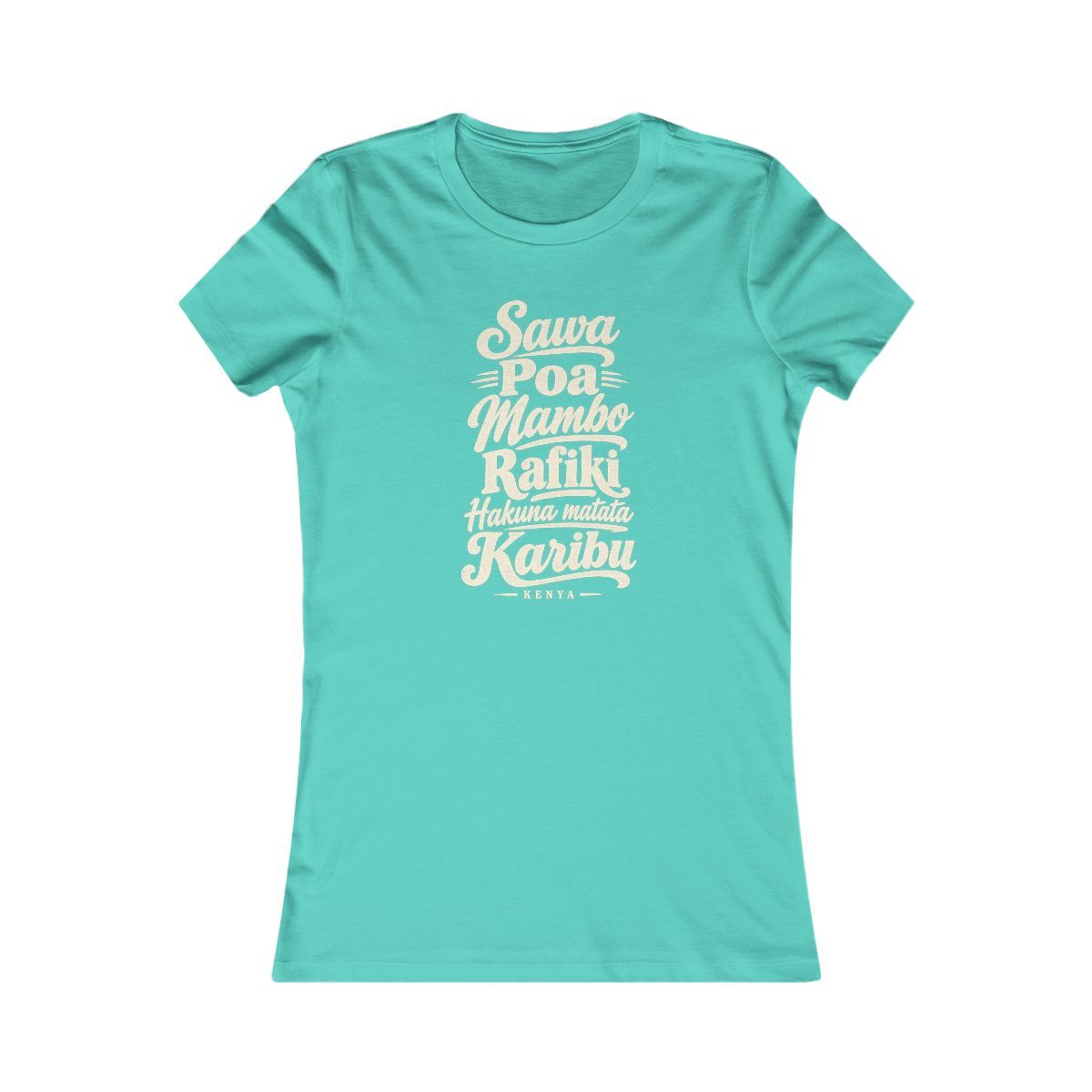 Kenya local slang women's tee — typographic sayings design | Nameshi Destinations (view 13)