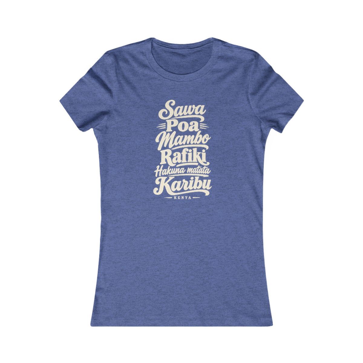 Kenya local slang women's tee — typographic sayings design | Nameshi Destinations (view 12)