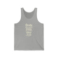 Mexico local slang men's tank top — typographic sayings design | Nameshi Destinations (view 1)