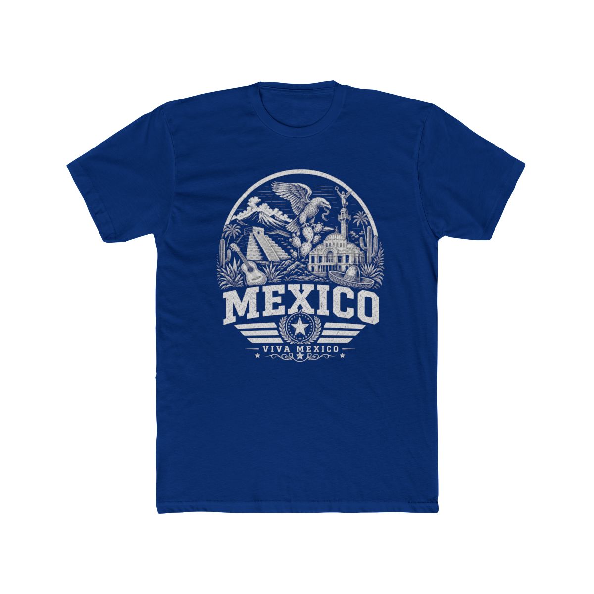 Mexico Men's Tee — Solid Royal