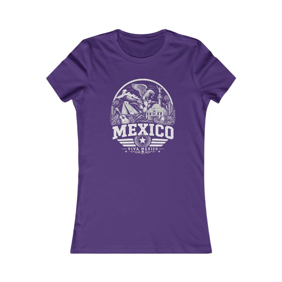 Mexico Women's Tee — Team Purple