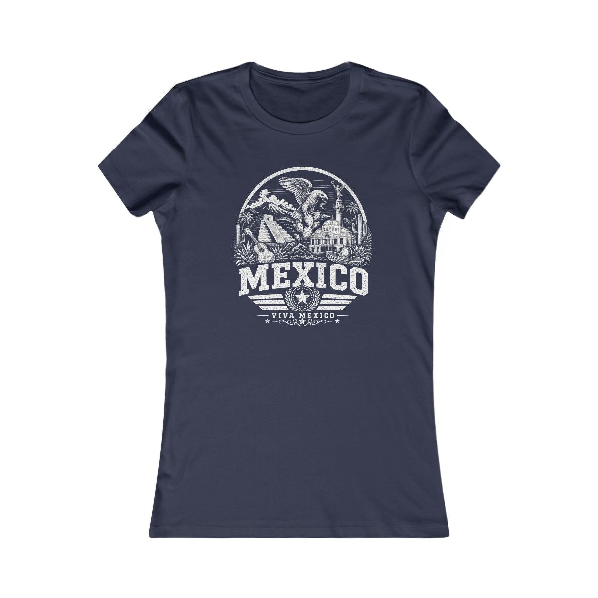 Mexico Women's Tee — Navy