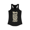 Morocco local slang women's tank top — typographic sayings design | Nameshi Destinations (view 1)