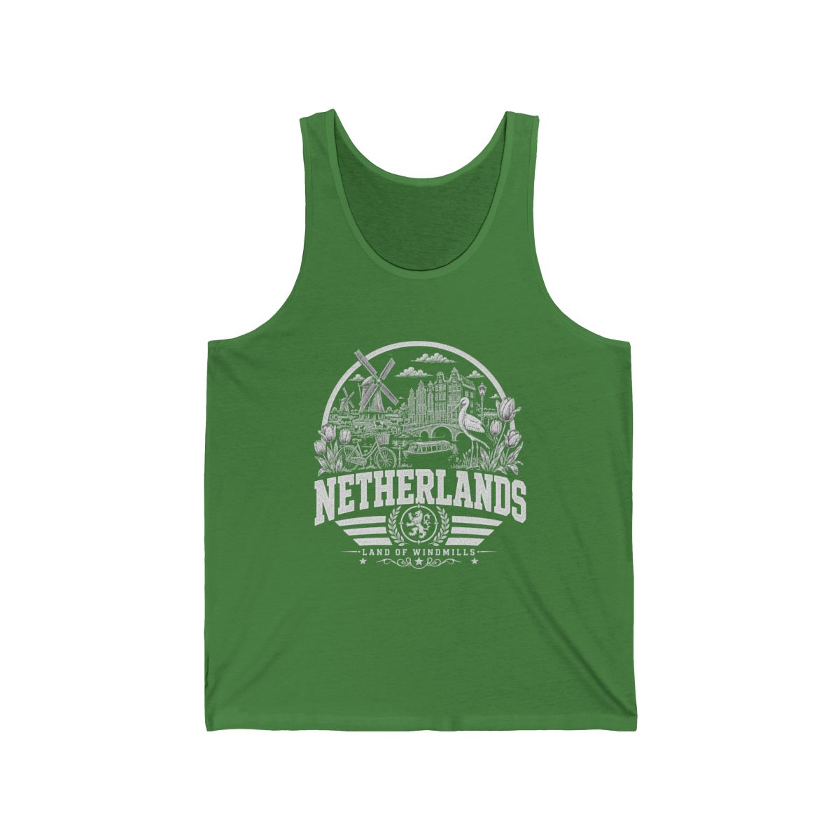 Netherlands Men's Tank Top — Leaf (front)