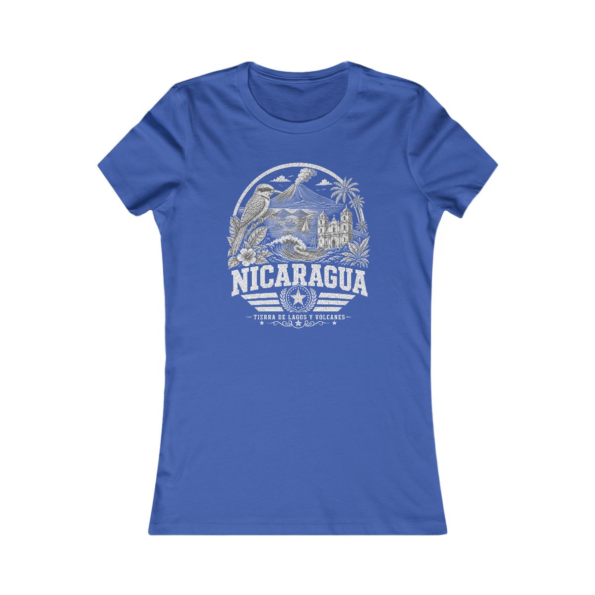 Nicaragua Women's Tee — True Royal