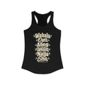 Nigeria local slang women's tank top — typographic sayings design | Nameshi Destinations (view 1)
