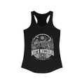 North Macedonia Women's Tank Top — Solid Black (front)