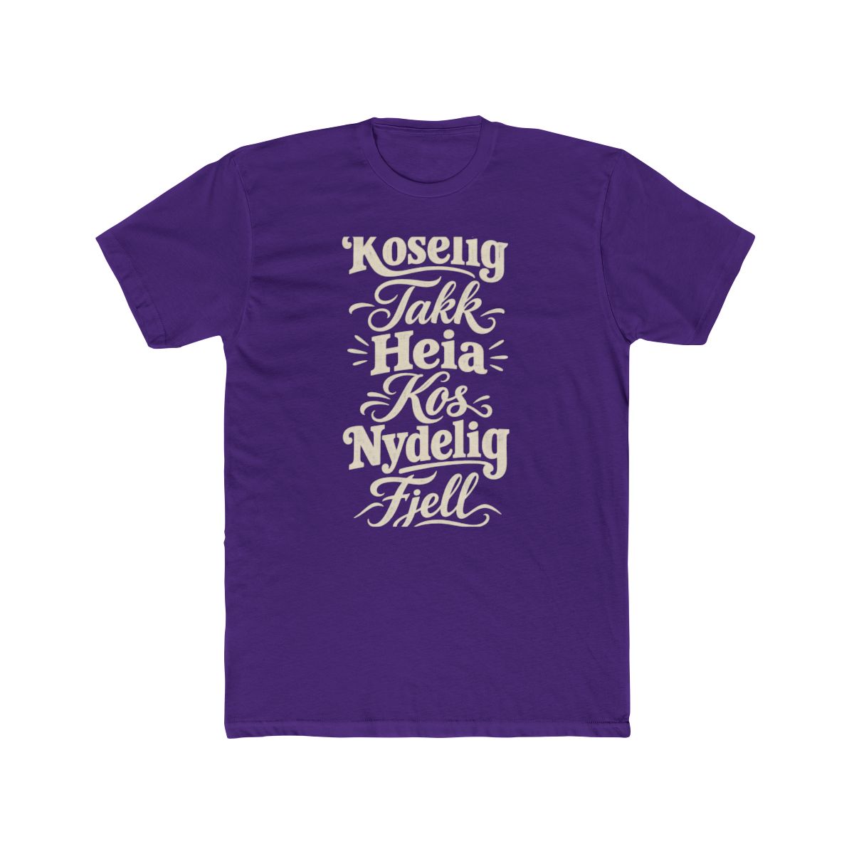 Norway local slang men's tee — typographic sayings design | Nameshi Destinations (view 13)