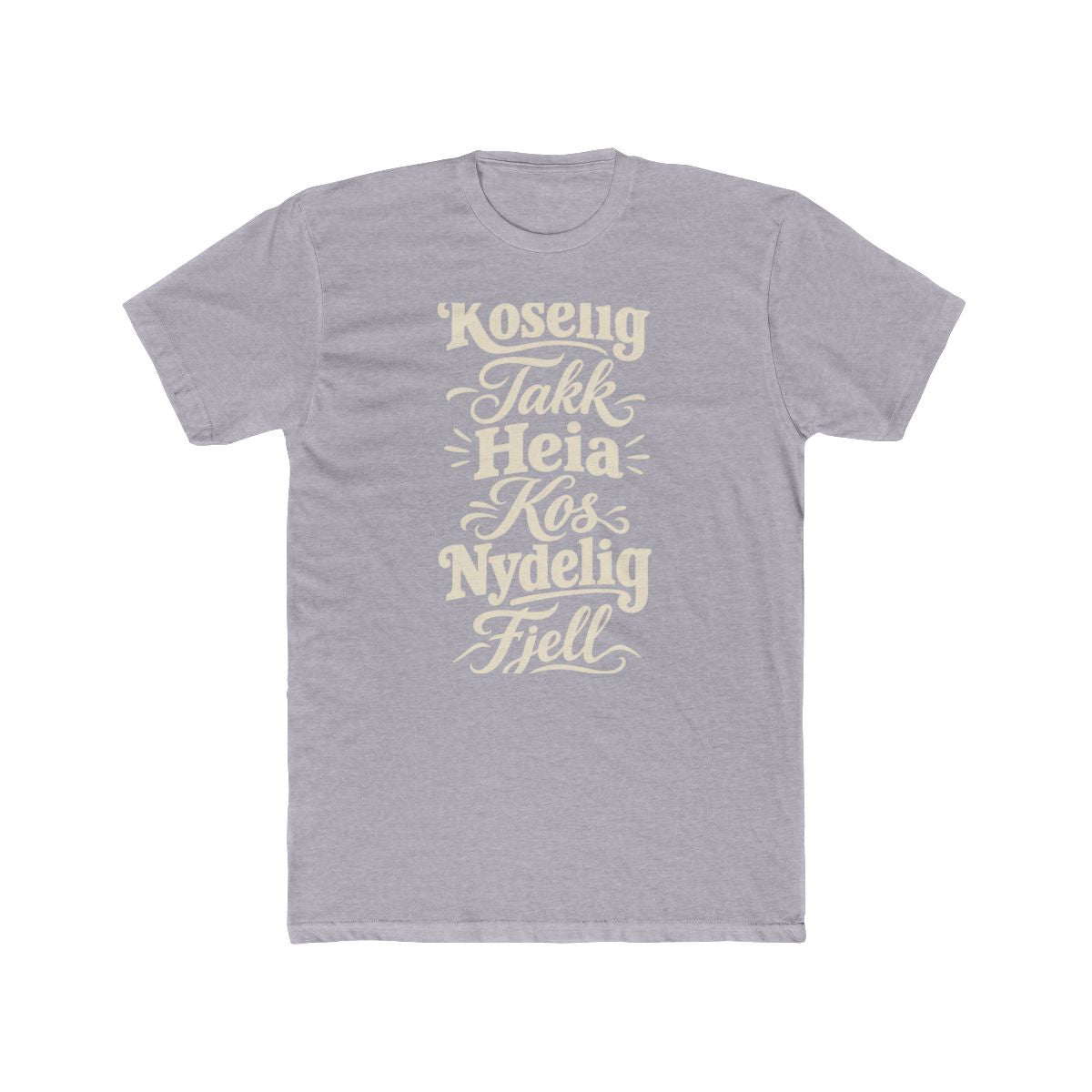 Norway local slang men's tee — typographic sayings design | Nameshi Destinations (view 3)
