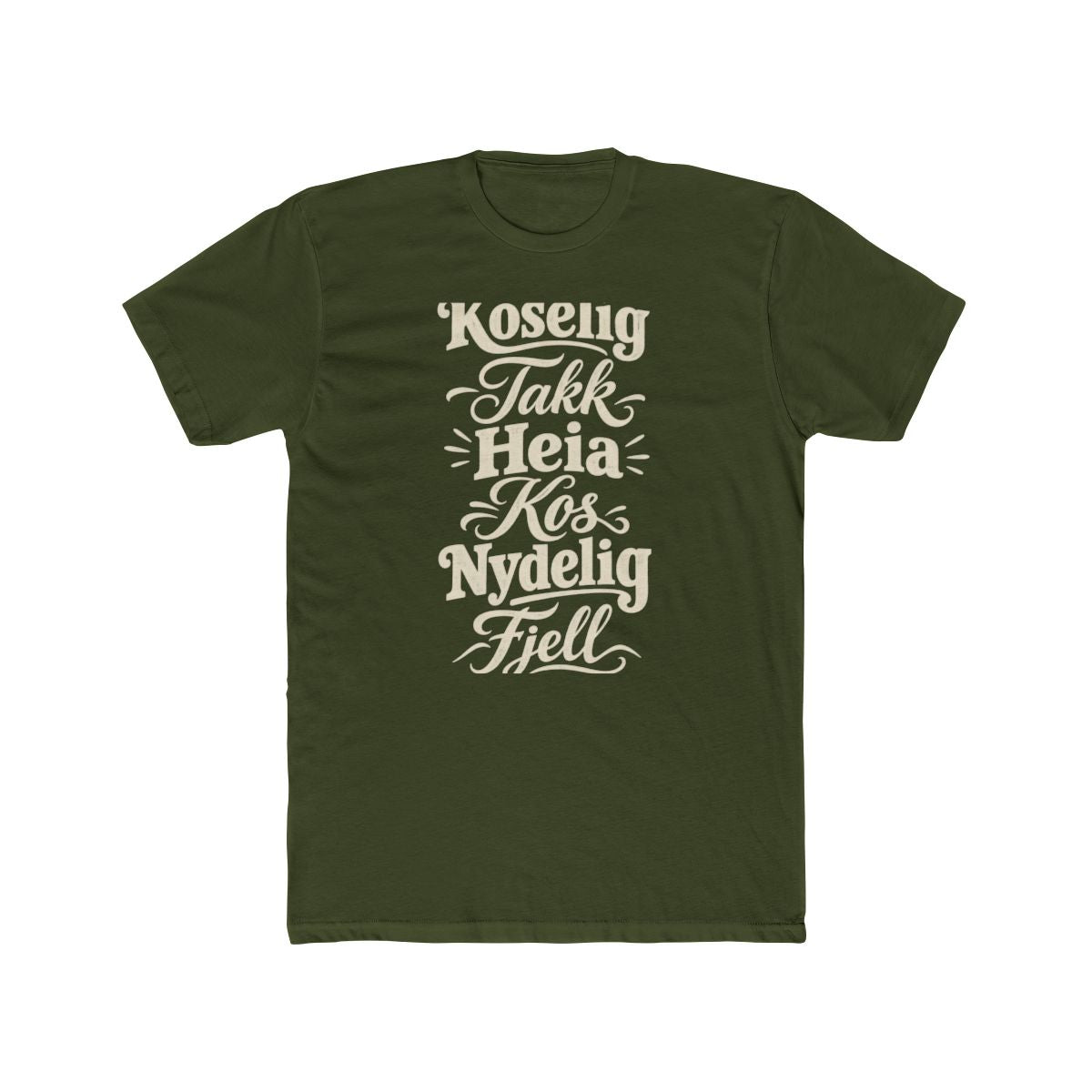 Norway local slang men's tee — typographic sayings design | Nameshi Destinations (view 4)