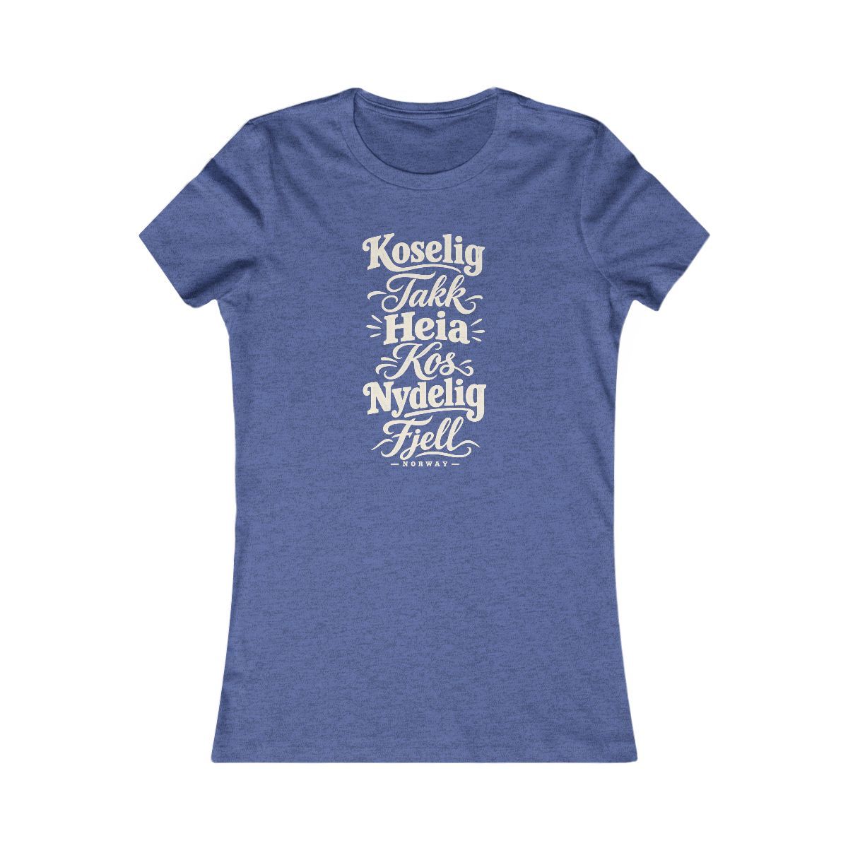 Norway local slang women's tee — typographic sayings design | Nameshi Destinations (view 12)