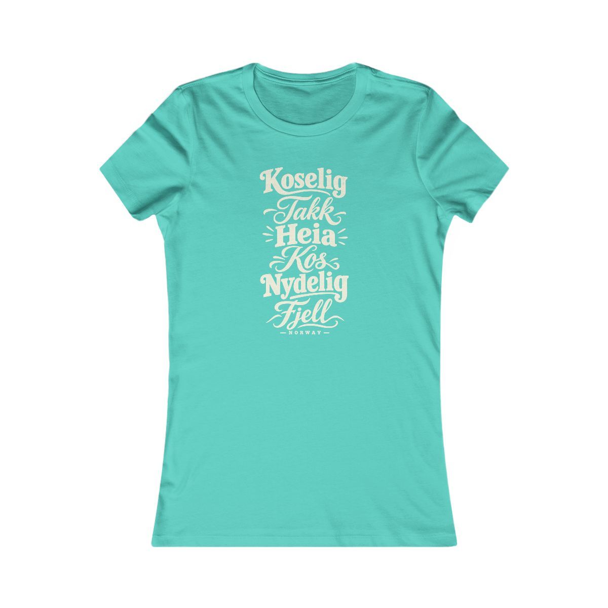 Norway local slang women's tee — typographic sayings design | Nameshi Destinations (view 13)