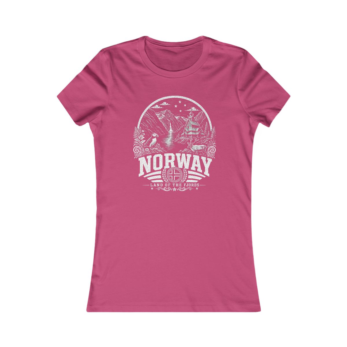 Norway Women's Tee — Berry