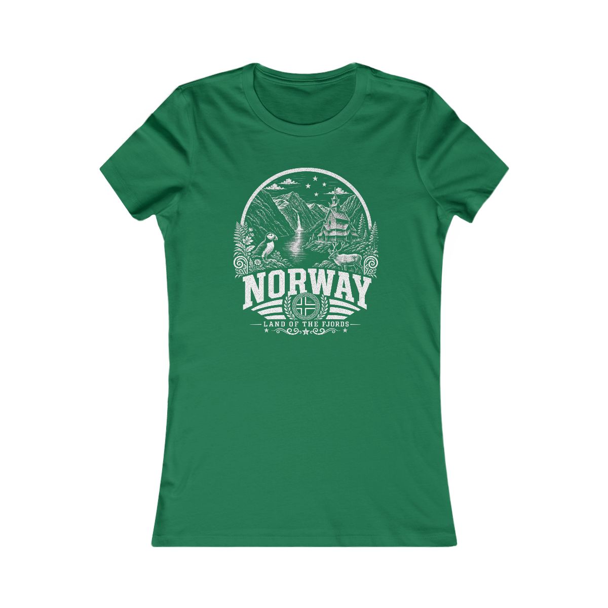 Norway Women's Tee — Kelly