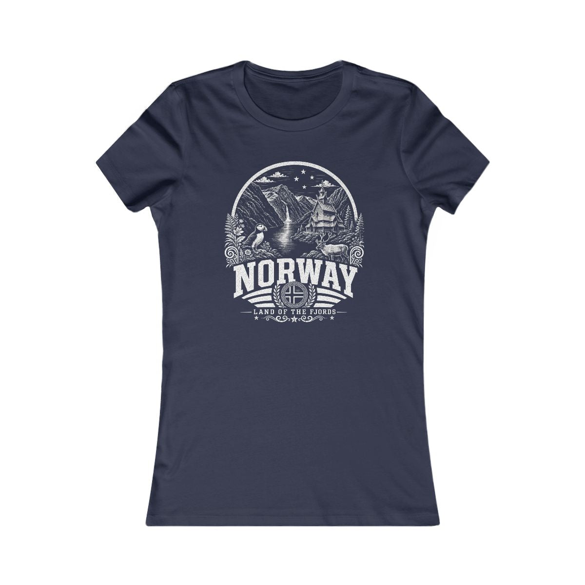 Norway Women's Tee — Navy