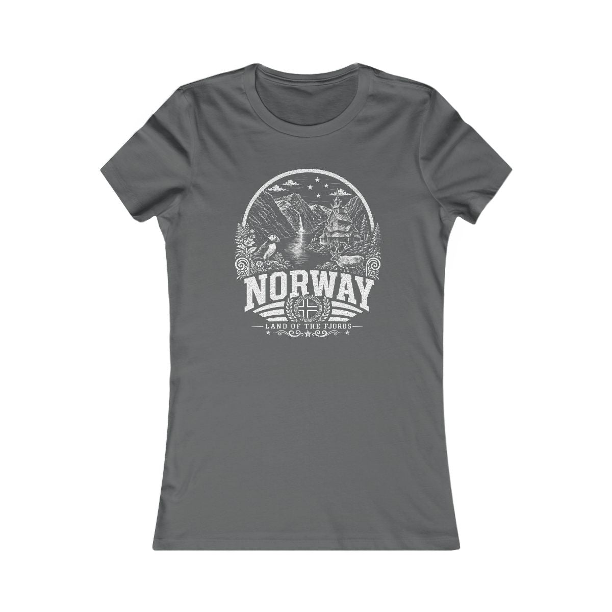 Norway Women's Tee — Asphalt