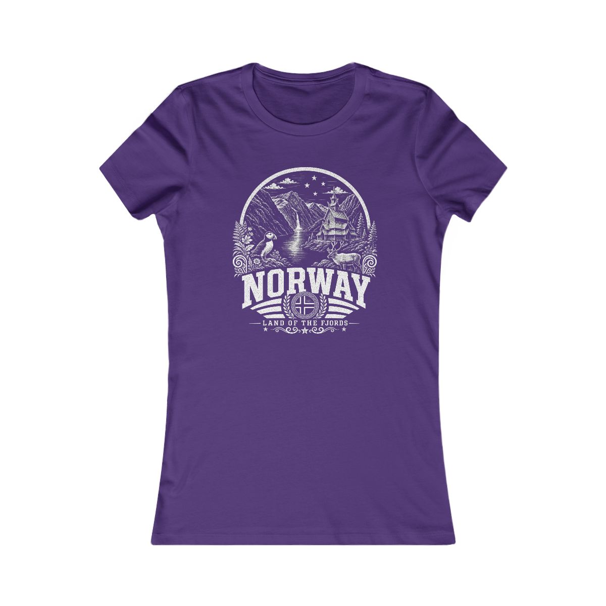 Norway Women's Tee — Team Purple