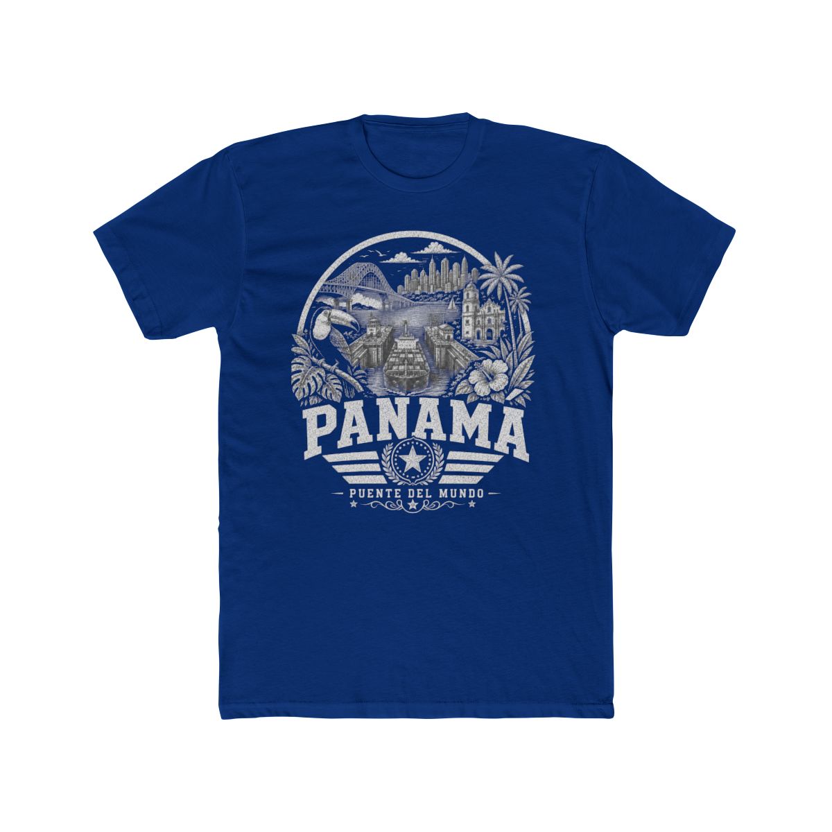 Panama Men's Tee — Solid Royal