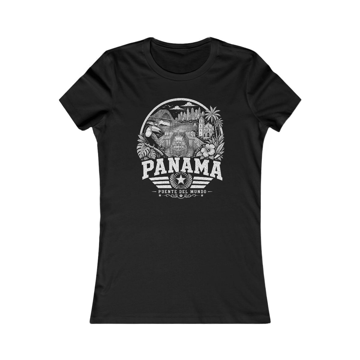 Panama Women's Tee — Black