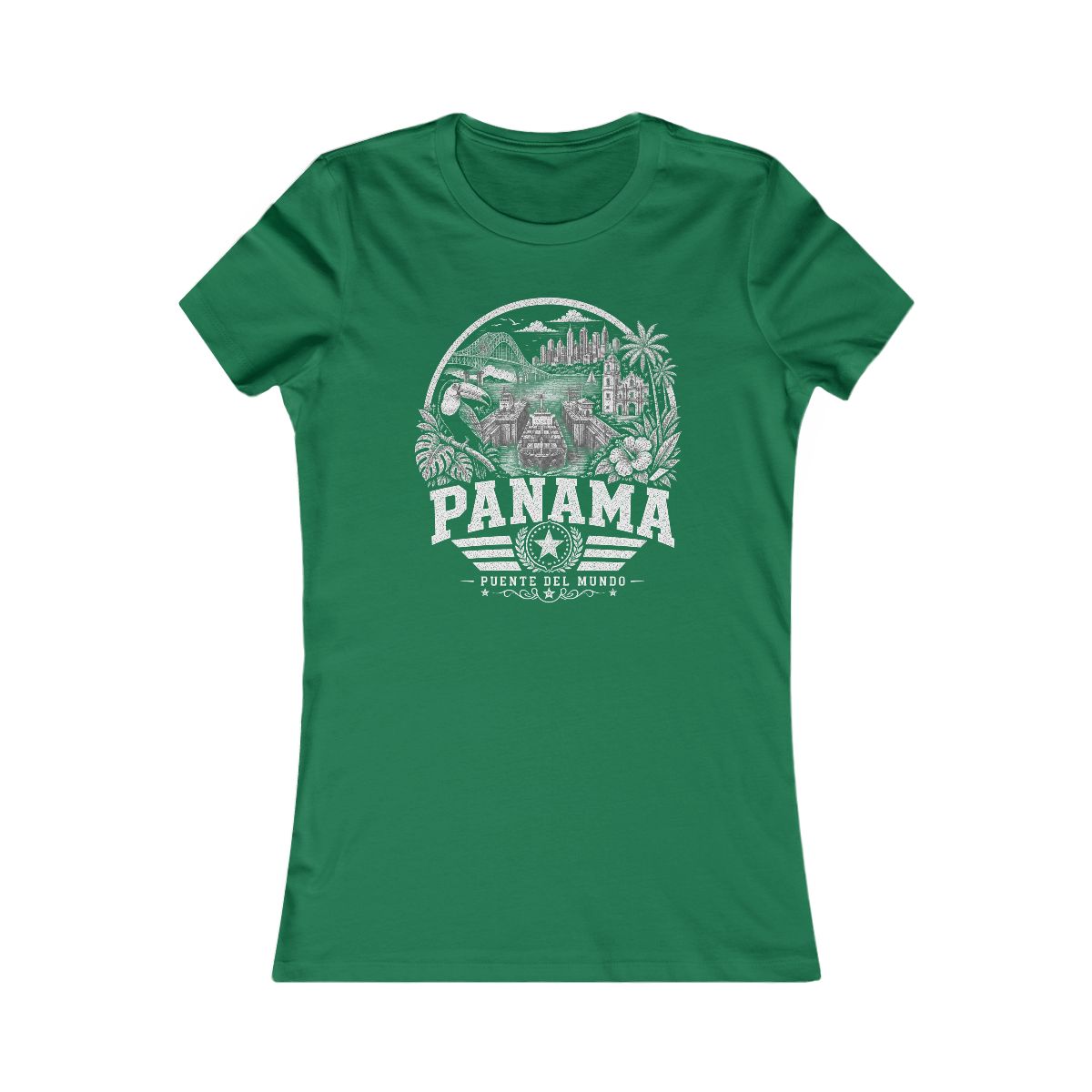 Panama Women's Tee — Kelly