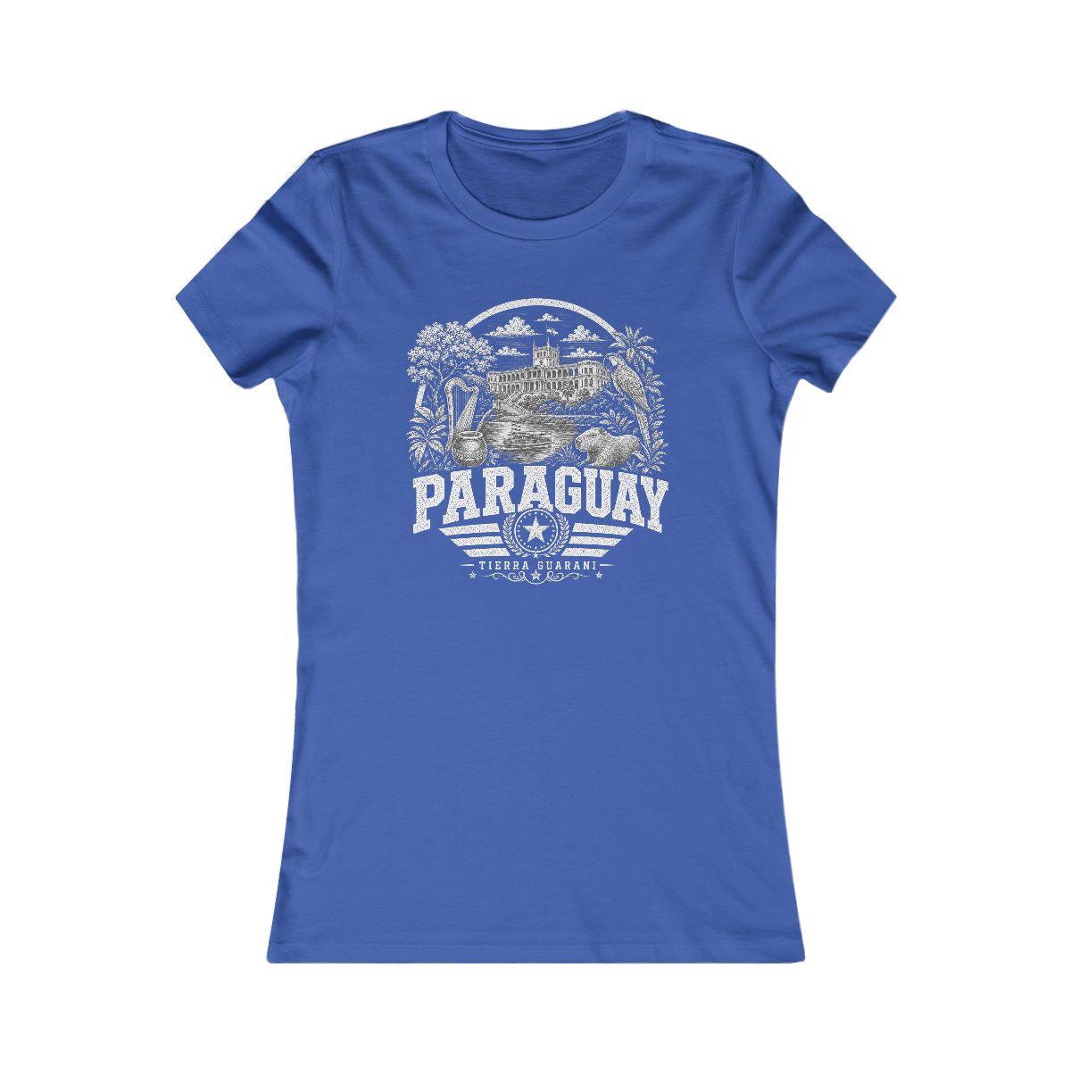 Paraguay Women's Tee — True Royal