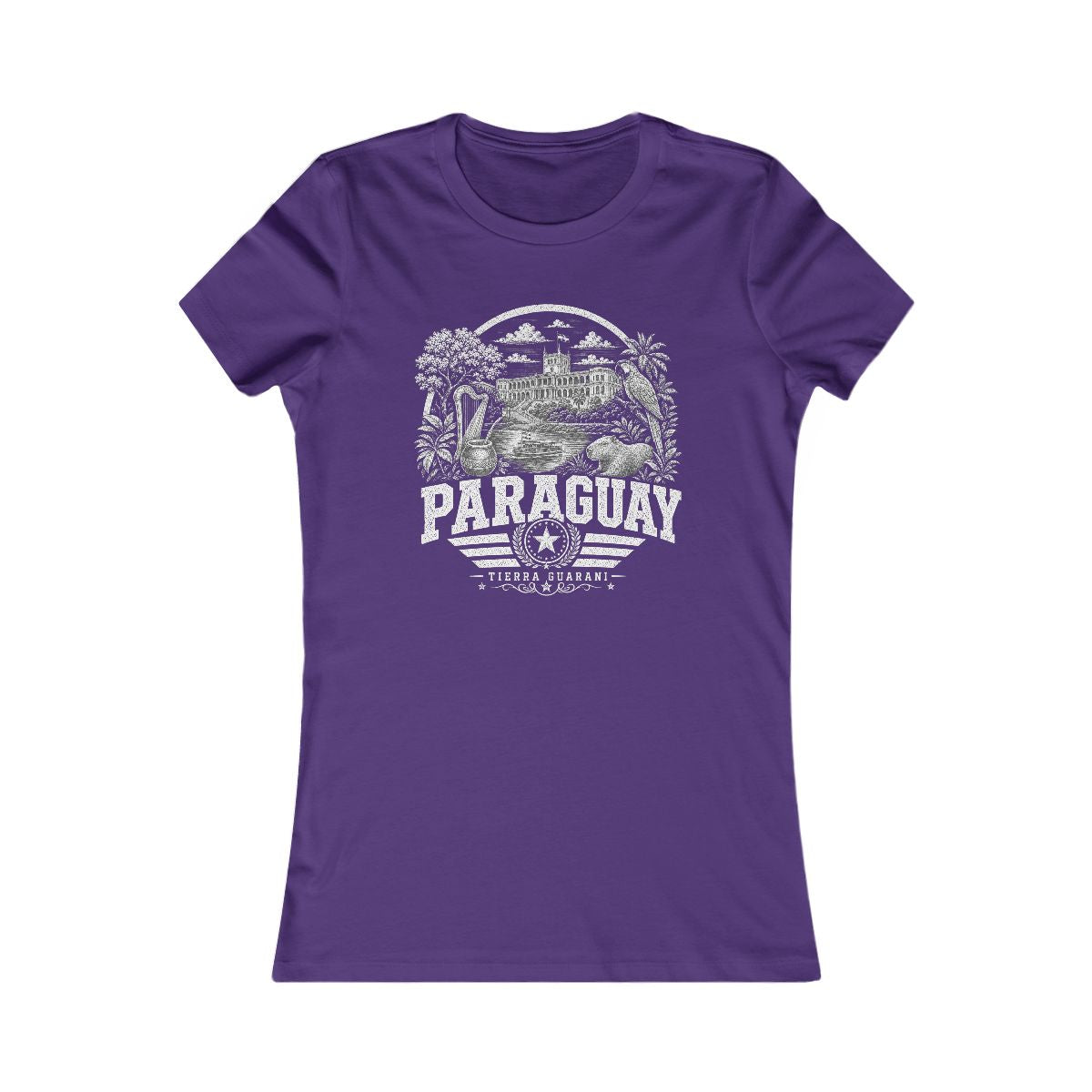 Paraguay Women's Tee — Team Purple