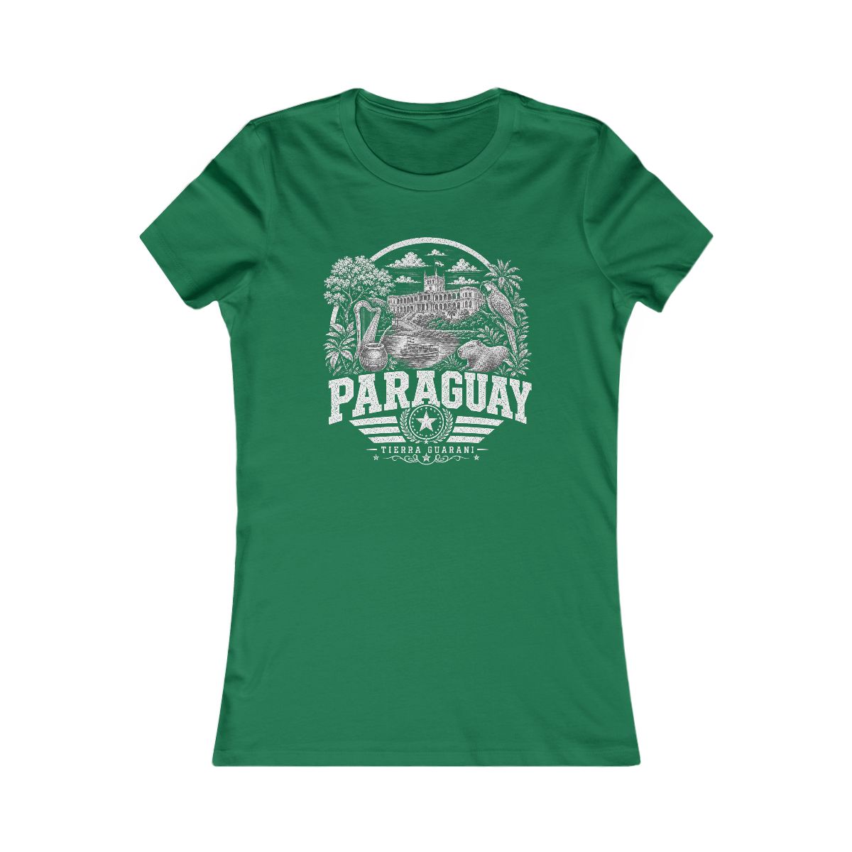 Paraguay Women's Tee — Kelly