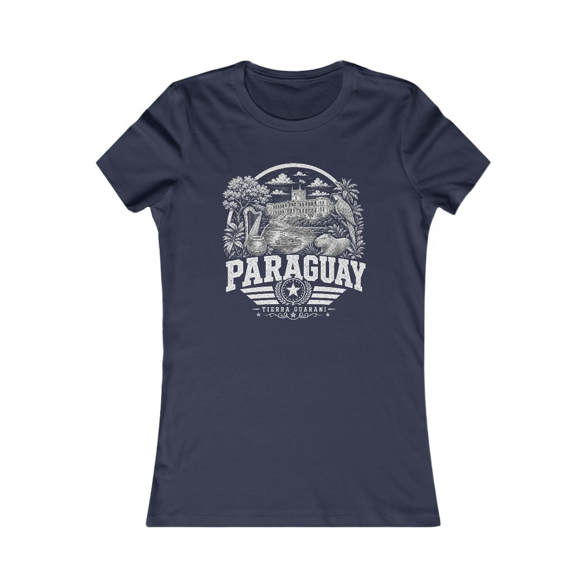Paraguay Women's Tee — Navy