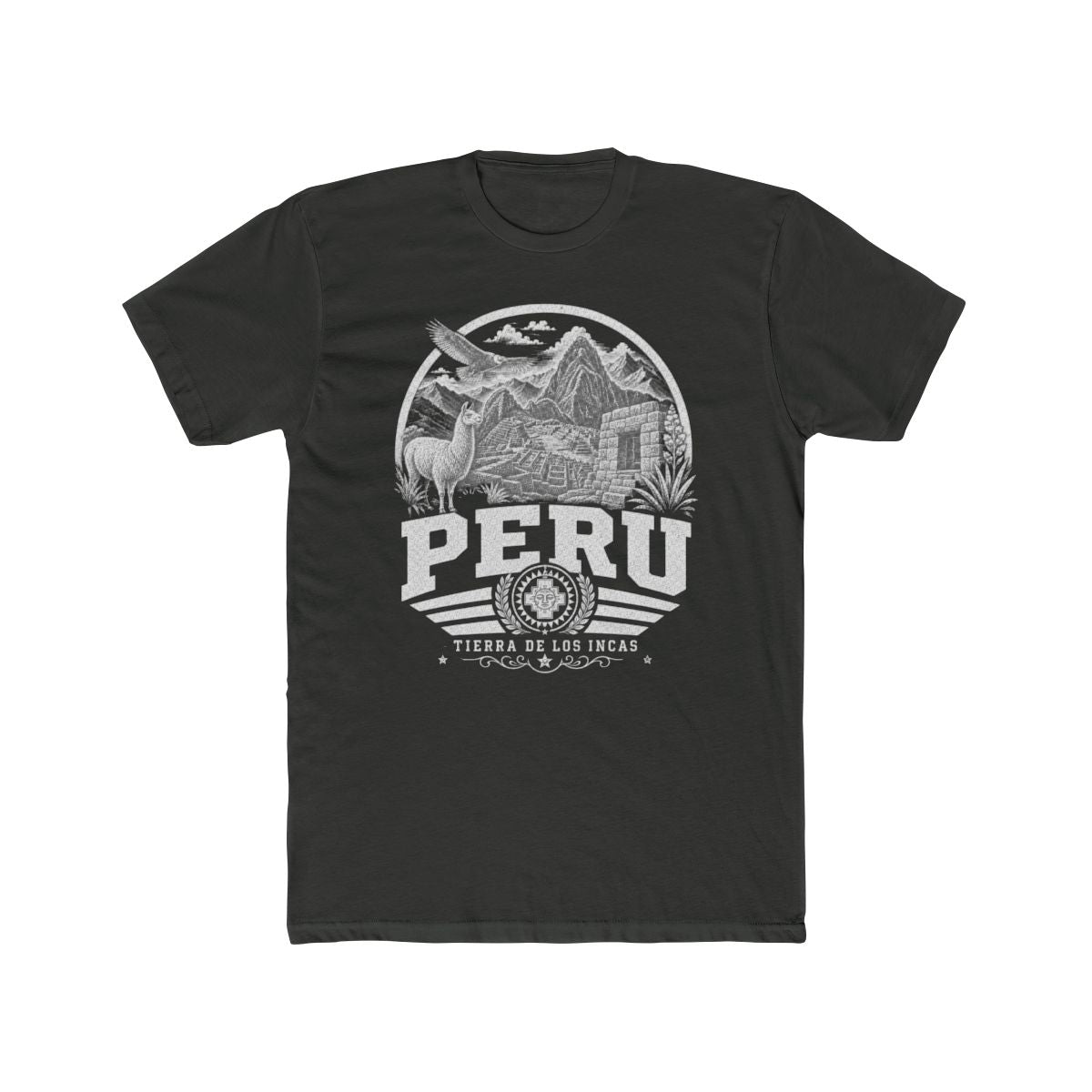 Peru Men's Tee — Solid Heavy Metal