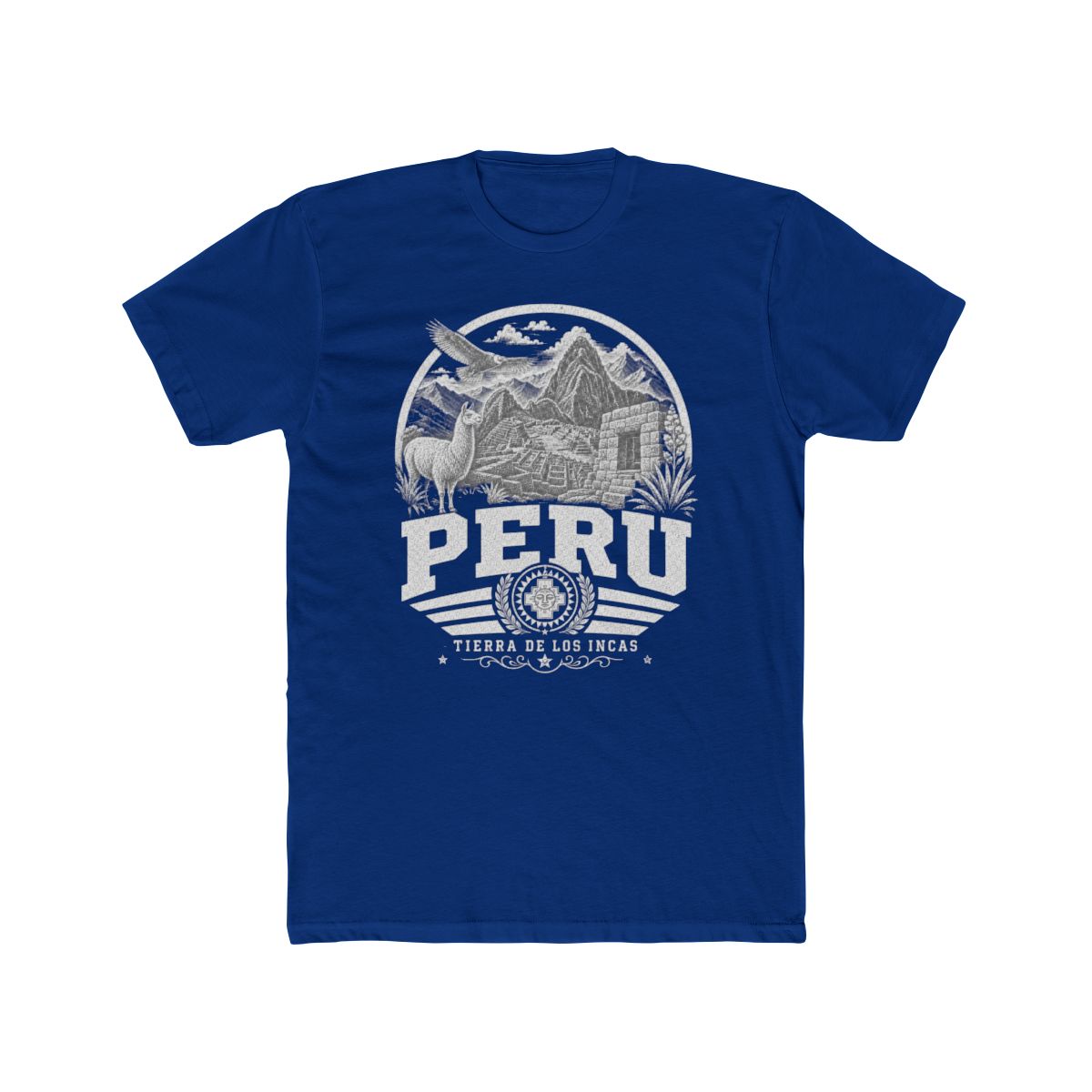 Peru Men's Tee — Solid Royal