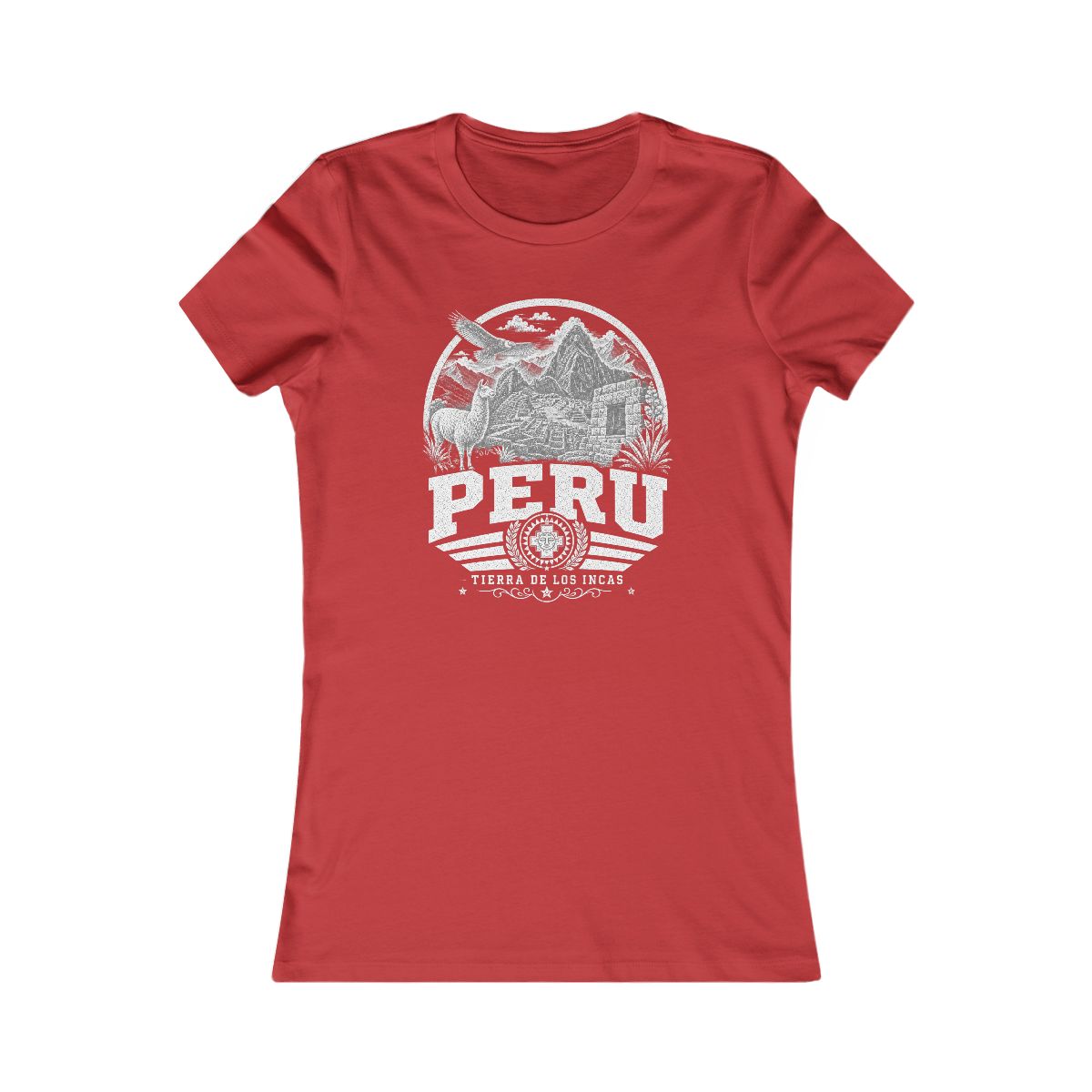Peru Women's Tee — Red