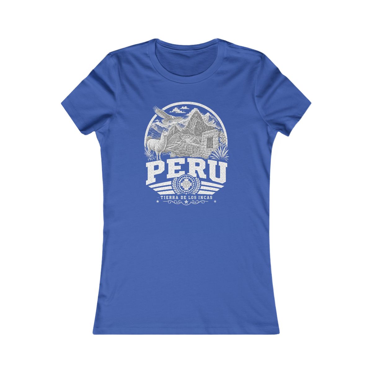 Peru Women's Tee — True Royal