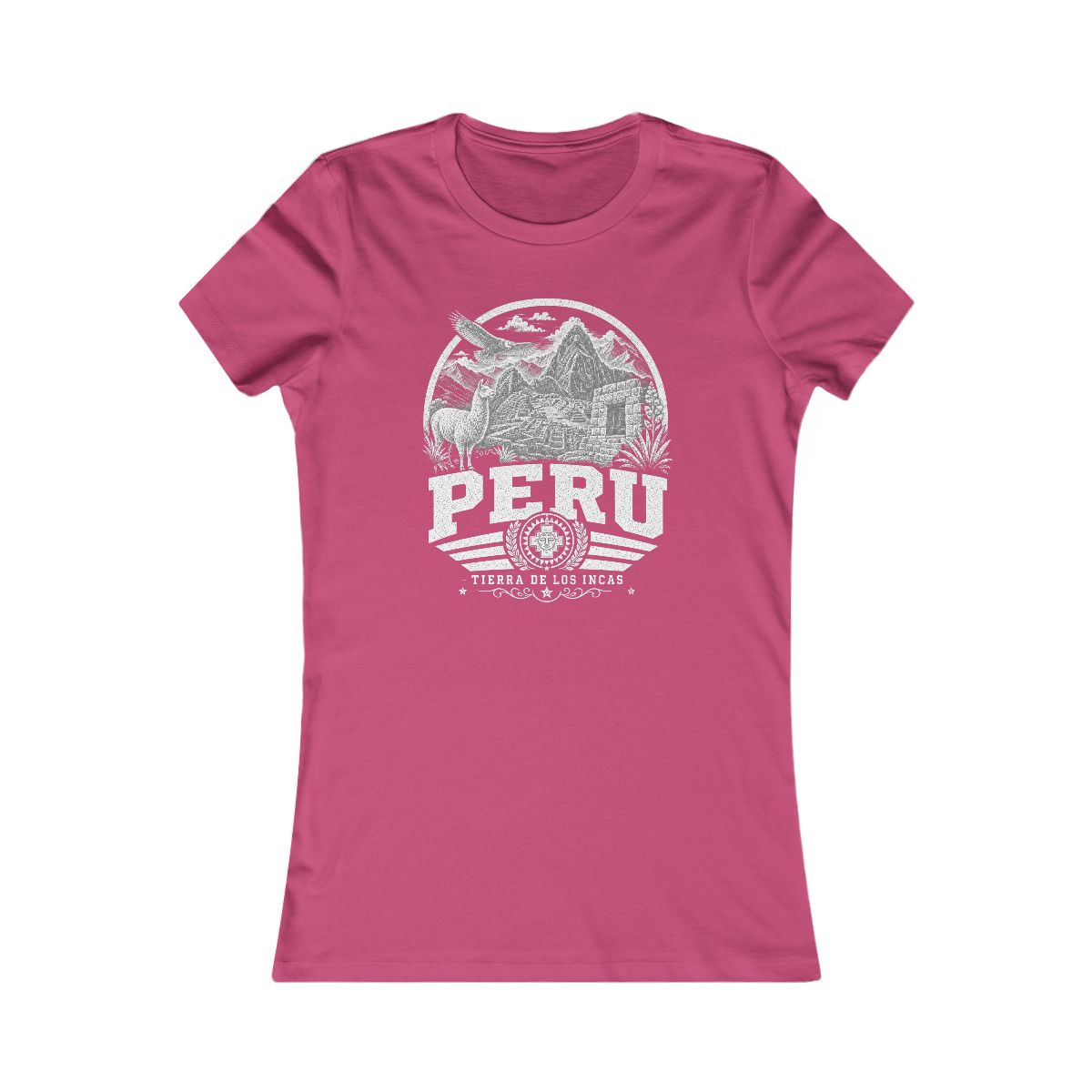 Peru Women's Tee — Berry