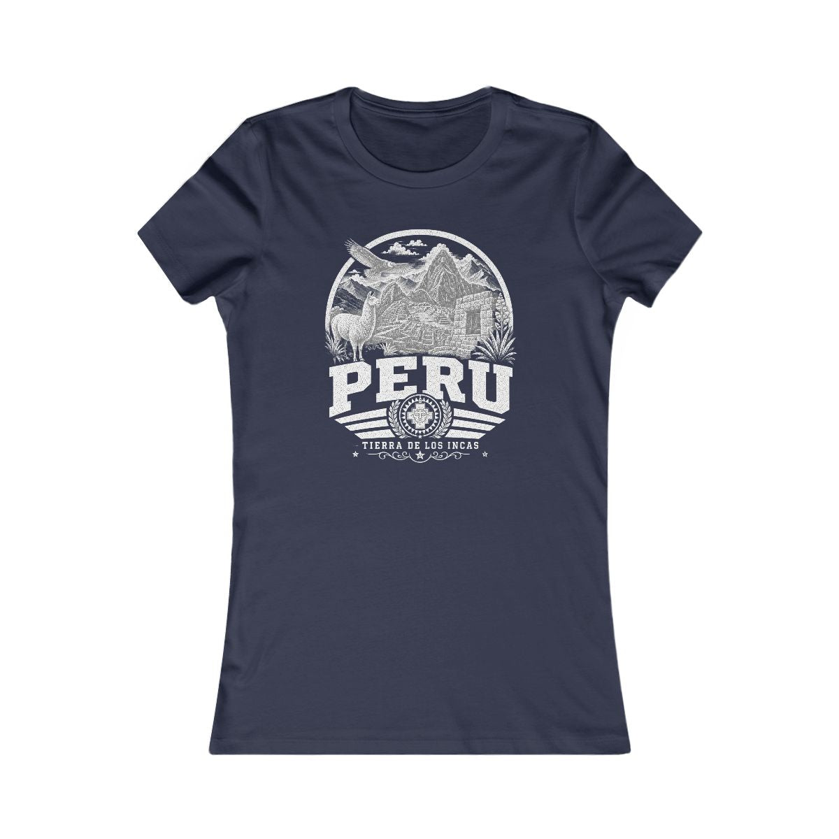 Peru Women's Tee — Navy