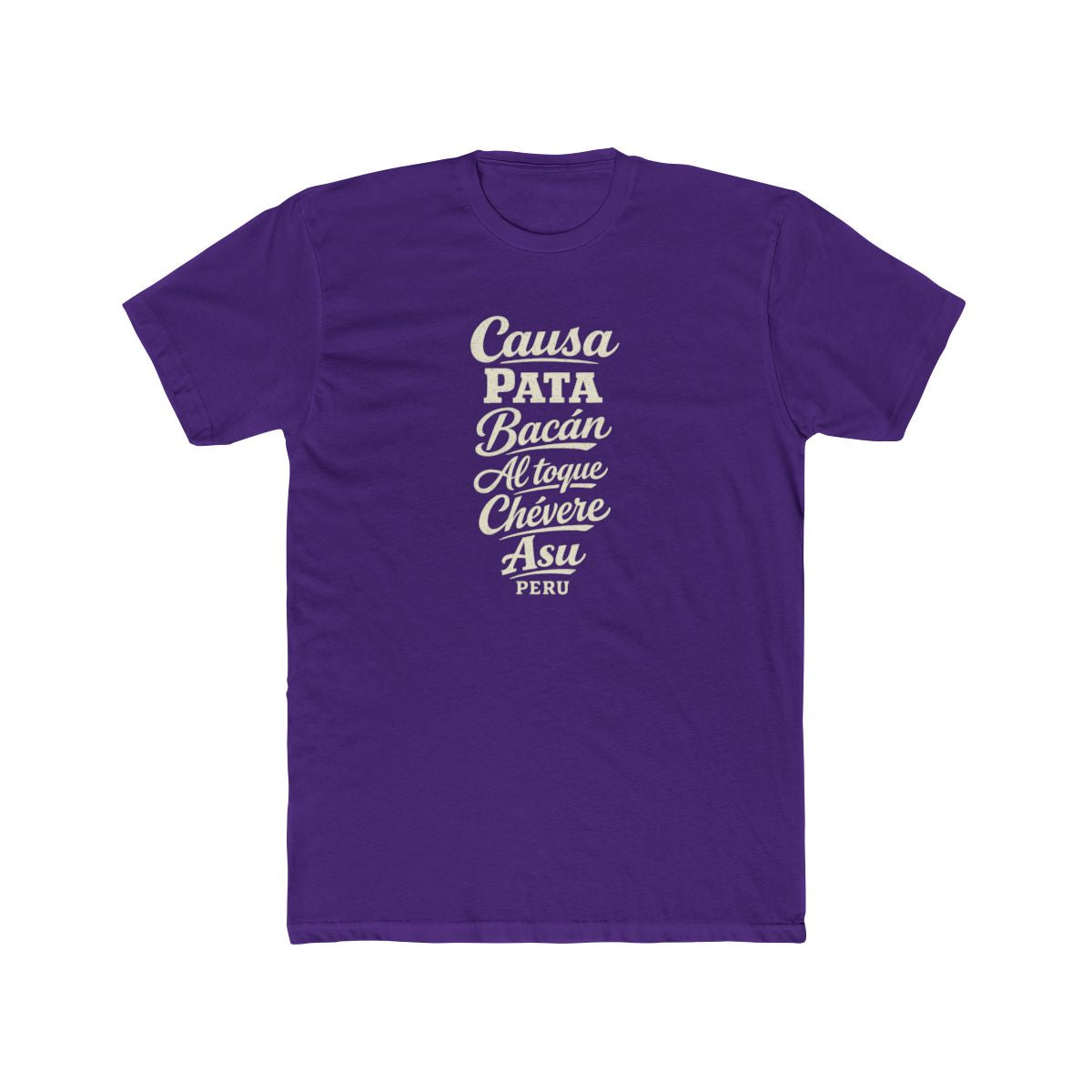 Peru local slang men's tee — typographic sayings design | Nameshi Destinations (view 13)