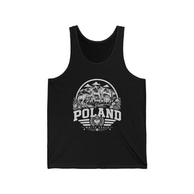 Camiseta sin mangas de hombre con el águila blanca de Polonia