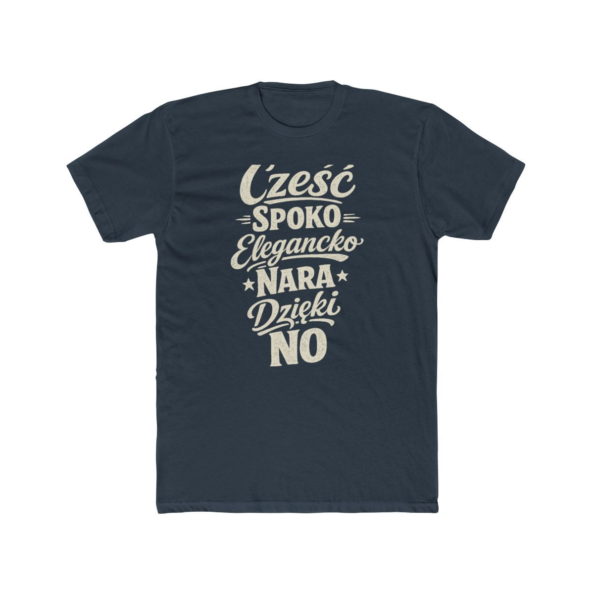 Poland local slang men's tee — typographic sayings design | Nameshi Destinations (view 8)