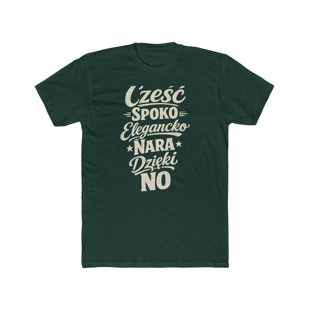 Poland local slang men's tee — typographic sayings design | Nameshi Destinations (view 7)