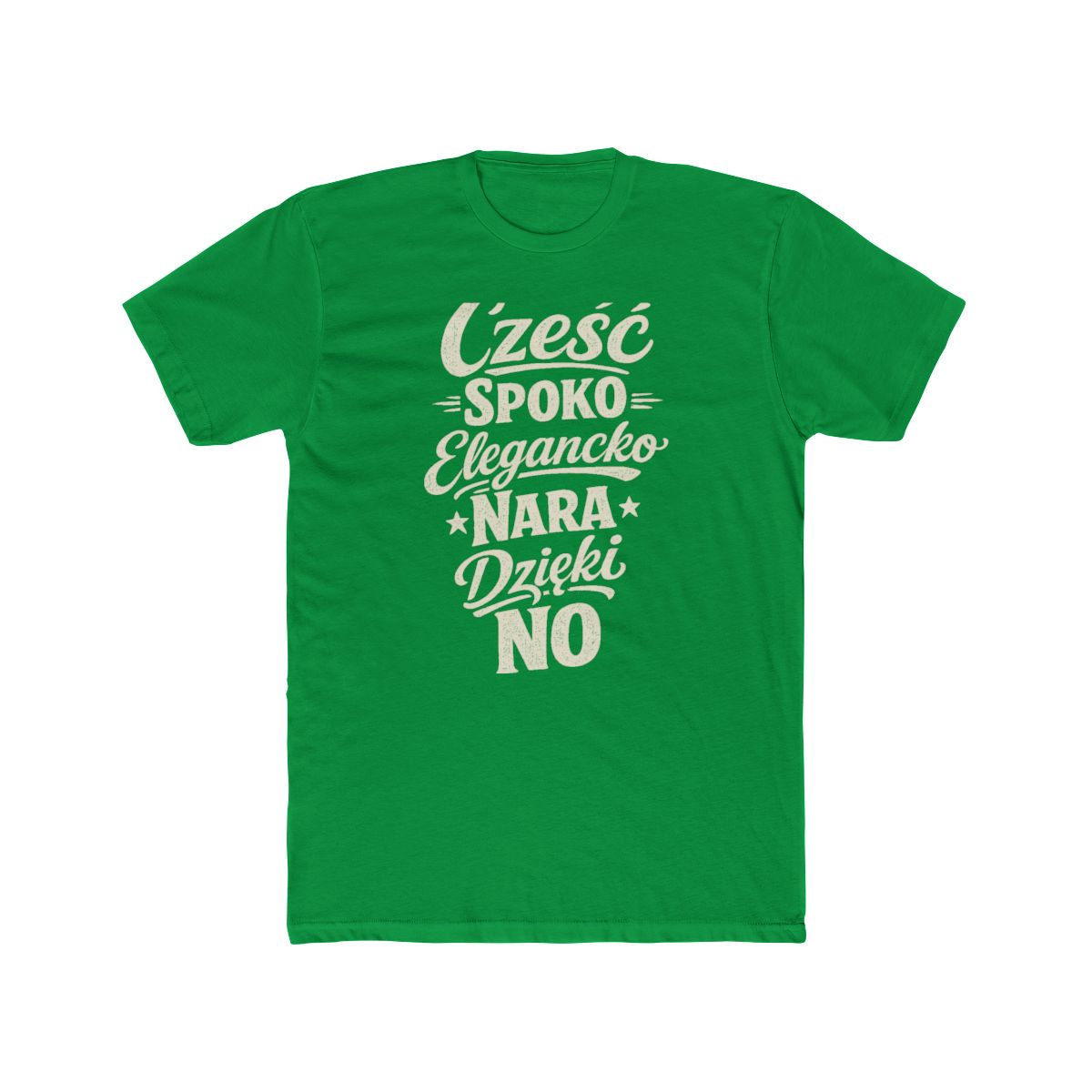 Poland local slang men's tee — typographic sayings design | Nameshi Destinations (view 6)